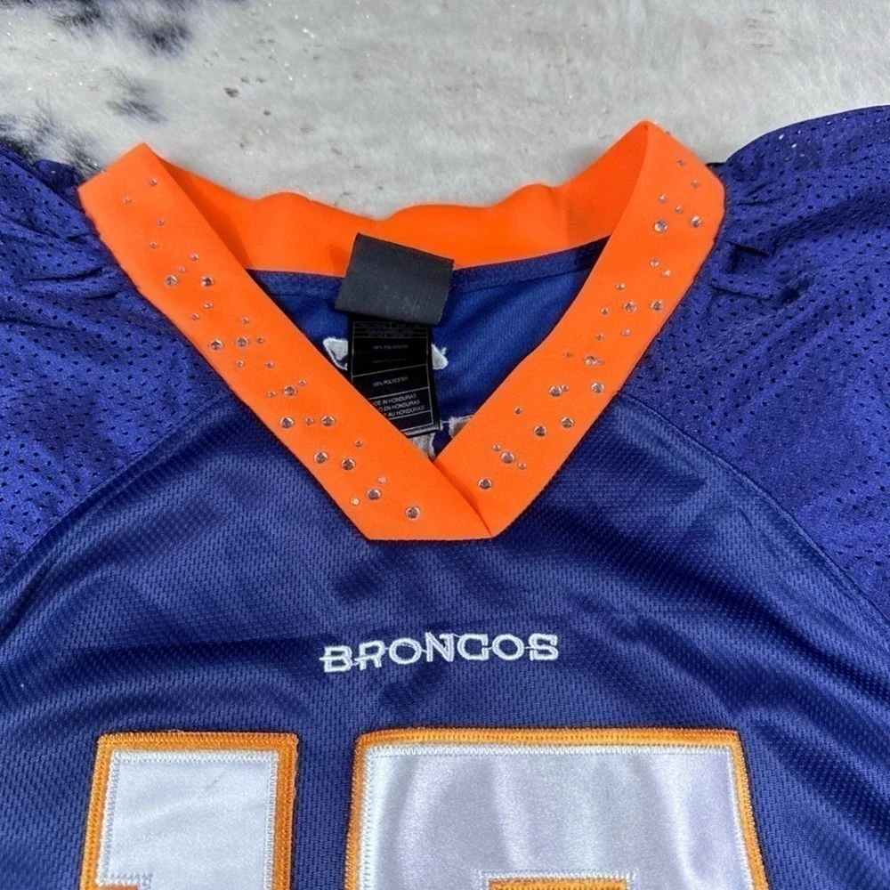 NFL Women’s Denver Broncos Tim Tebow rhinestone Jersey Size Large